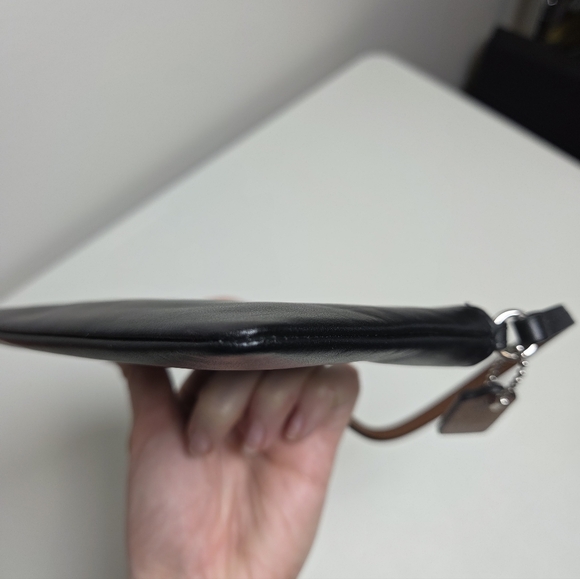 Rare Black Coach X Peanuts Snoopy Wristlet